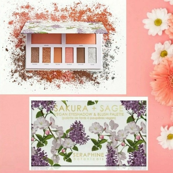 Sakura + Sage - Vegan Eyeshadow & Blush Palette - Picture 1 of 5